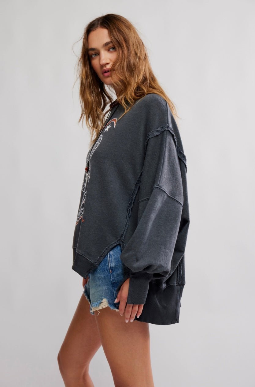 We The Free Graphic Camden Pullover - eloise boutique