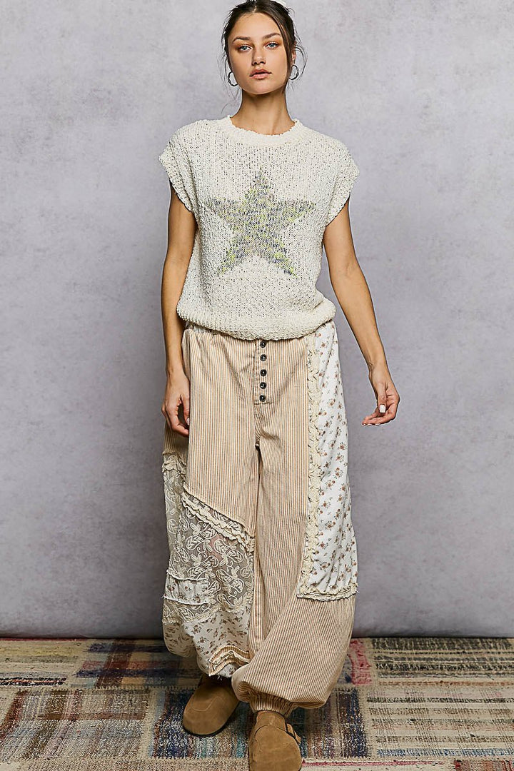 Wildflower Wanderer Patchwork Balloon Pants - eloise boutique