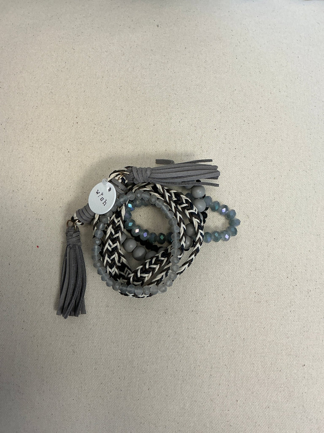 Wrap and Stretch Wooden Black Bracelet - eloise boutique