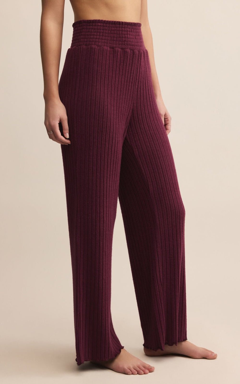 Z Supply Dawn Smocked Rib Pant - eloise boutique