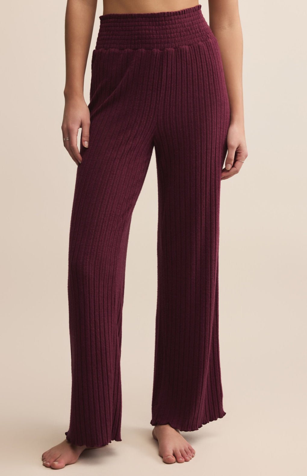 Z Supply Dawn Smocked Rib Pant - eloise boutique