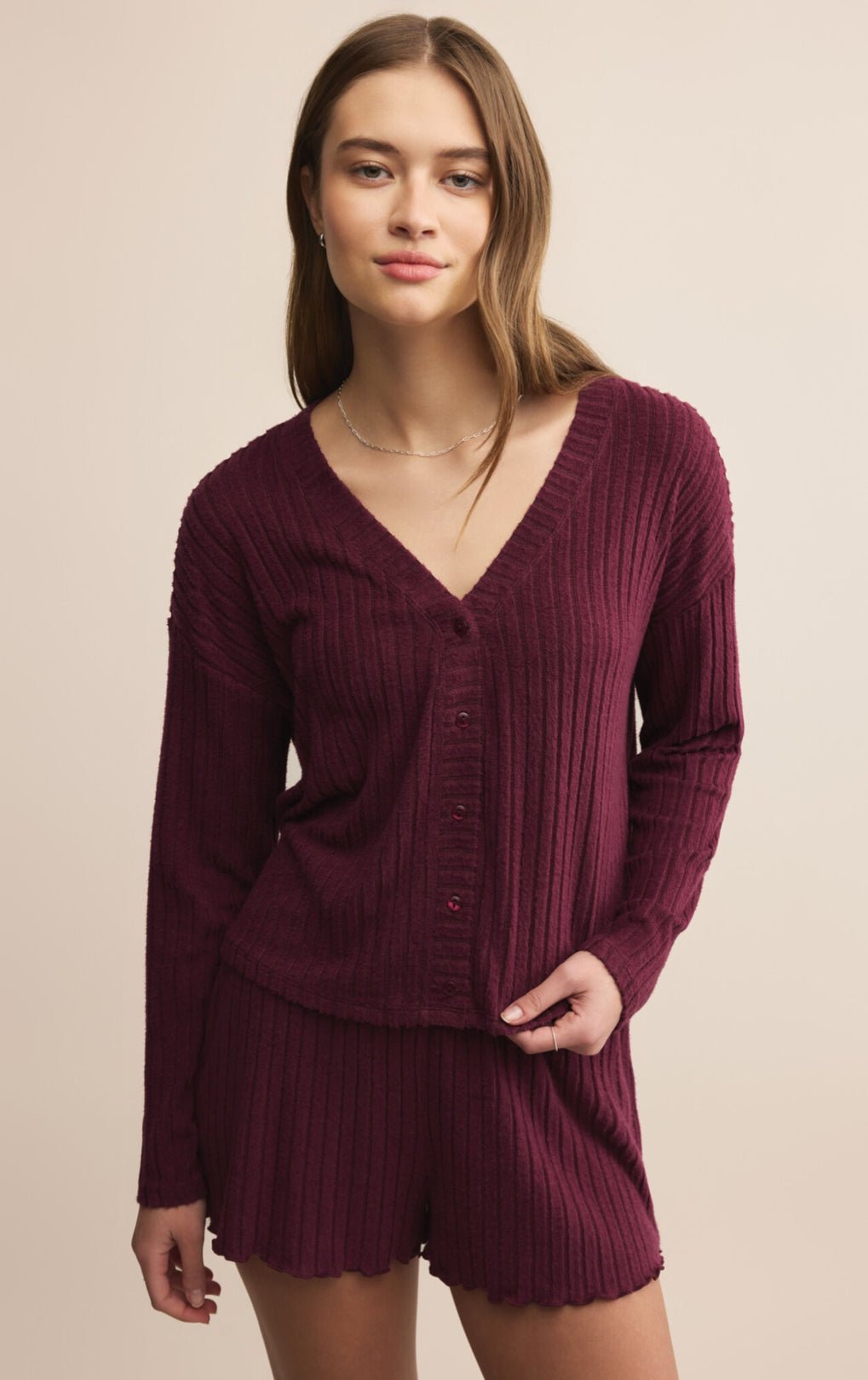 Z Supply Mara Rib Cardigan - eloise boutique