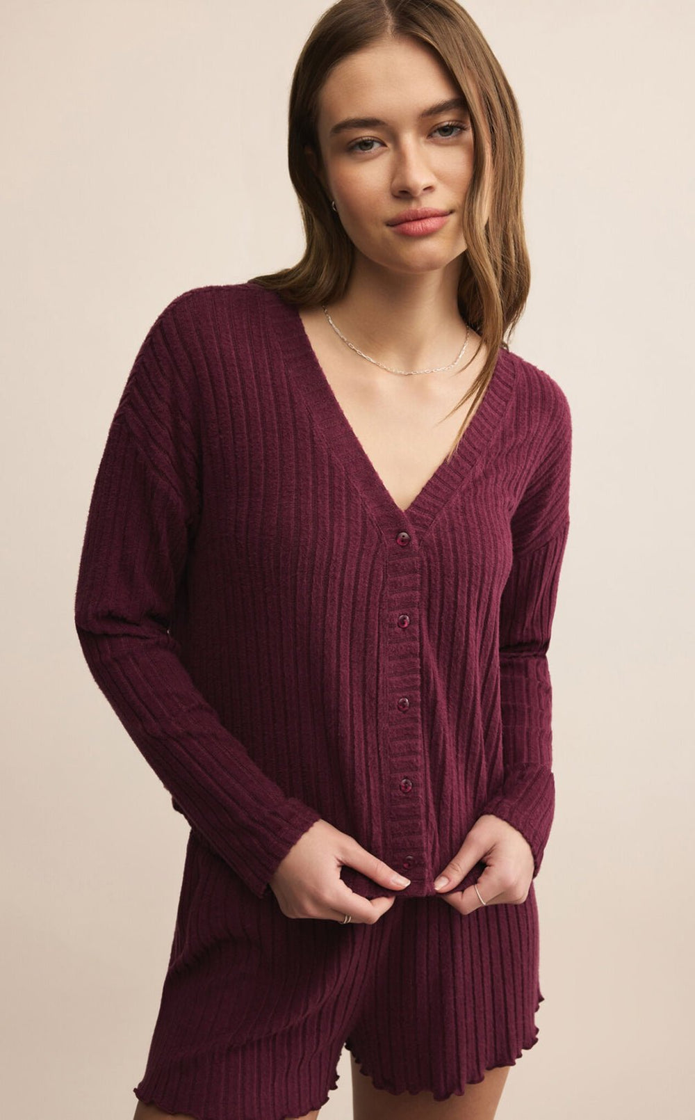 Z Supply Mara Rib Cardigan - eloise boutique